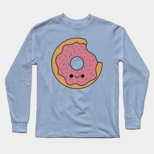 Cute Strawberry Donut - Kawaii Donut Long Sleeve T-Shirt